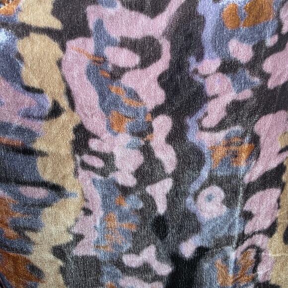 Johnny Was Multicolor Velvet Silk Blend Whimsygoth Artsy Tank Midi Dress Size S - Picture 3 of 7